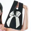 Bolsa de Punto, Bolso de Mano, Clutch para Viajar, Almacenamiento Portátil, Bolsa de Regalo Navideño, Linda Bolsa de Punto Floral 26