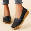 Zapatos Nuevos para Madres de Primavera y Otoño Zapatos de Frijol Mocasines para Mujer Moda Versátil Exclusivo Transfronterizo