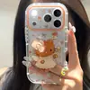 Funda para Teléfono Soporte Gatito Ángel Compatible con Apple 17 Phone iPhone 16 Pro Max Huawei Xiaomi Funda Arcoíris