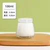 Frasco de Pudín Transparente con Tapa 500ml Botella de Leche Bebida Vidrio Espeso Botella Vacía Venta al por Mayor