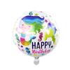 Globo de aluminio con forma de sirena, miniglobo redondo de 18 pulgadas con forma de sirena, con forma de concha de océano, venta al por mayor