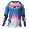 Ropa Fox Downhill Manga Larga Todoterreno Motocicleta Absorbe el Sudor Secado Rápido Transpirable Bicicleta de Montaña Ropa de Ciclismo Ropa de Carrera