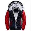 2018 Estilo Coreano Deportivo Forrado de Polar Engrosado Abrigo para Hombre Nuevo Suéter para Hombre con Capucha Ropa de Béisbol para Hombre Otoño e Invierno