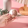 Espejo Redondo Pequeño de Alta Definición Espejo de Plástico Portátil Maquillaje Espejo Pequeño de Maquillaje con Logo Imprimible