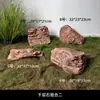 Paisajismo de Jardín Exterior Piedra Falsa Piedra Amarilla Artificial de Fibra de Vidrio Piedra Asimétrica de Mil Capas Paisajismo Combinación con Plantas Verdes