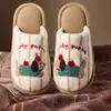 Pantuflas de Algodón Cálidas para Niños Otoño Invierno Pantuflas de Algodón para Niñas Casa Interior Antideslizantes Tallas Medianas y Grandes Pantuflas de Algodón Cerradas con Pelo para Niños