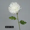 Venta al por mayor transfronteriza de crisantemos artificiales de PU de un solo tallo con temática de otoño, incluyendo caléndulas y crisantemos con relleno central, para decoración del hogar, exhibición y accesorios de fotografía