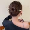 Pinza de Pelo Metálica Casual para Mujer, Pinza de Pelo Diaria Moderna en la Parte Posterior de la Cabeza, Tocado de Horquilla de Bola de Alta Gama para Verano