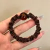 Simple liga para el pelo tipo bola con estampado de leopardo para mujer, elegante y no daña el cabello, adecuada para coletas y moños