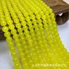 Materiales para abalorios diy cristal de vidrio jade sintético cuentas redondas cuentas de jade sintético cuentas sueltas pulsera collar accesorios para ropa