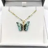 Collar de Acero Inoxidable para Mujer Joyería de Nicho Versátil Colgante de Cobre Cadena Elegante para Clavícula Joyería Cadena de Lujo Ligero