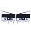 Microinterruptor Pequeno Kw-10 2A125V Curso da Alavanca Interruptor de Rearme de 3 Pinos Interruptor de Ação de Detecção de Equipamento