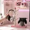 Estante azul con forma de muñeca, soporte para mando de videojuegos, soporte de exhibición retro para mando de PS5, soporte de escritorio para mando para sala de juegos