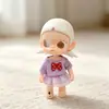 Sonho de Zsiga Boneca em Escala 1/8 20cm Boneca Irmã Gazi Roupas Saia de Gaze Branca Camiseta da Minnie Chapéu de Palha Floral