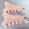 Peine de masaje, peine meridiano, peine raspador, prensa, dispositivo nasal, tablero de masaje meridiano facial ocular, fabricantes de resina al por mayor