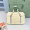 Bolsa de mano transparente de lunares de moda estilo coreano, perfecta para convenciones de anime, diseñada para estudiantes y chicas jóvenes, con un alto atractivo estético y gran capacidad, se puede llevar como bolso cruzado o de hombro