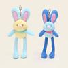 Jinnew Original Dibujo Animado Lindo Muñeco de Peluche Muñeco Dopamina Conejo de Orejas Largas Colgante Llavero Colección