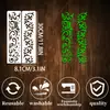 Plantilla nueva transfronteriza Serie temática de textura geométrica para Amazon Flores y plantas DIY Plantilla hueca Pizarra para copiar graffiti