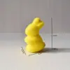 Musgo de terciopelo corto de imitación Conejo de Pascua adornos pequeños para escritorio de sala de estar decoraciones lindas Conejo de Pascua