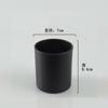 Taza de Vela de Color Mate Portavelas de Aromaterapia Taza Simple para el Hogar Taza Vacía Adornos de Fragancia Taza de Vidrio Venta al por Mayor