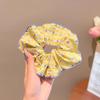 Faixa de Cabelo Cabelo do Intestino Grosso Infantil Corda de Cabelo Estilo Coreano Menina Fofa Corda de Cabelo Bola Elástico de Cabelo de Menina Pequena Acessórios de Cabelo