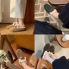 2026 Nuevos 3.5cm de Altura Aumentando~Otoño Invierno Cálidos Hebilla Más Terciopelo Perezosos Peludos Medias Zapatillas Casuales Zapatos de Algodón Mujer