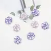 Resina flor de crisantemo pequeña arrugada liga para el pelo pendientes materiales diy hecho a mano banda elástica para el pelo pendientes pasadores accesorios para el pelo