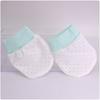 Fonte de Produtos para Gestantes e Bebês: Luvas Anti-Arranhões para Bebê com Cordão Ajustável para Evitar Arranhões no Rosto, Luvas Pequenas para Recém-Nascidos