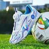 Zapatos de Fútbol Invierno Forrados de Felpa Niños Clavos Rotos y Tacos Adulto Antideslizante Competición Niñas Estudiantes de Primaria Especial Resistentes al Desgaste Entrenamiento