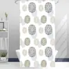Cortina de ducha para mampara de baño de alto peso proveedor de comercio electrónico transfronterizo cortina de ducha de poliéster impermeable y antihongos para baño