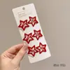 Pinza para el Cabello Estrella de Dopamina Chica Y2K Corazón Pinza Lateral Flequillo Pequeña Pinza para la Frente Tocado Popular Lindo