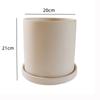 Vasos de Barro para Flores de Cerâmica de Média Temperatura Queimados Simplesmente Podem Ser Coloridos e Pintados por DIY, Absorvem Água e Controlam Raízes, Vasos de Cerâmica Grossa para Plantas Verdes