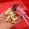 Shuibei Oro 999 Oro Puro Hazte Rico Inmediatamente 20Mg Llavero Cadena Dorada para Teléfono Móvil Colgante Regalo de Cumpleaños