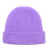 Sombrero para Niños Otoño e Invierno Cálido Espesado Lana Sombrero Color Caramelo Gorro Pulóver para Bebé para Niños y Niños Color Sólido Gorro Pulpa Moderno
