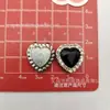 Acessórios Plásticos Coloridos Estilo Chanel Quadrado Coração de Pêssego Diamante Pedra Acessórios para Cabelo DIY Capa de Celular Adesivo para Tênis com Furo
