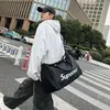 Bolsa de Fitness con Separación de Seco y Húmedo de Gran Capacidad, Bolsa de Viaje, Bolsa de Equipaje Portátil para Parejas para Distancias Cortas, Bolsa de Viaje con Capacidad Extra Grande