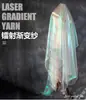 Tela Hanfu satén organza tela de color degradado ropa Dinastía Tang Hanfu Jardín de infantes fondo de boda