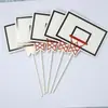 Decoración para Pastel Maestro del Slam Dunk de Baloncesto Adornos Zapatos de Baloncesto para Niños Aro de Baloncesto Tarjeta Plug-in para Pastel de Cumpleaños de Fútbol