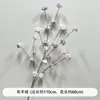 Novo Casamento Roxo Flor Única Material Decoração de Teto de Salão de Casamento Flor Artificial Fundo de Noivado Fileira de Flores Guia de Estrada