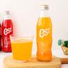 Refresco de crema de naranja y fresa importado de Tailandia, refresco de cola en botella de vidrio de celebridades, bebida al por mayor.