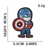 Desenho Animado Vingadores Marvel Personagem de Anime Bordado Adesivos de Tecido Homem de Ferro Roupas Infantis Chapéu Bordado Acessórios Adesivos de Patch