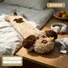 Bolsa de água quente grande, preenchida com água, especificamente projetada para uso na cama, com um comprimento estendido, perfeita para aquecer seus pés enquanto dorme