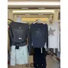 SUSAN Top de Punto Asimétrico de Manga Larga Holgado Estilo Coreano Otoño Estampado de Leopardo Remaches de Estrella Adelgazante para Mujer 6669s