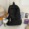 Mochila Escolar para Niñas de Secundaria, Bonita, Pana, Versátil, Dulce, Gran Capacidad, Mochila Ligera para Estudiantes del Campus