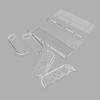 Adequado para Nintendo Switcholed Capa Protetora Capa de PC Console Alça de TPU Portátil Suporte Transparente