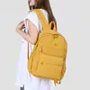 Mochila de Estilo Simples Feminina de Grande Capacidade Leve Multi-Bolsos para o Dia a Dia Viagem Mochila Escolar Estudante Novidades para a Temporada de Volta às Aulas