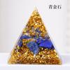 Venda Quente Transfronteiriça Cascalho de Cristal Natural Gotas de Cola Artesanato de Cristal Piramidal Torre de Energia para Casa e Escritório Enfeites