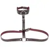 Oye Cinturón de Cintura Choker Arneses de Restricción Collar Estilo Harajuku Europeo y Americano Cuero de PU Rock Hip-Hop Nightclub Performance Uno