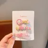Pinzas para el Cabello de Dibujos Animados para Niñas Pequeñas, Pinzas para Flequillo, Pinzas para el Cabello para la Parte Trasera de la Cabeza del Bebé, Accesorios para el Cabello para Niñas