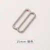 En Stock Hebilla Metálica para Sujetador Plástico Aleación de Zinc Redonda Forma de Ocho Forma de Nueve Sujetador 089 Hebilla de Ajuste de Correa